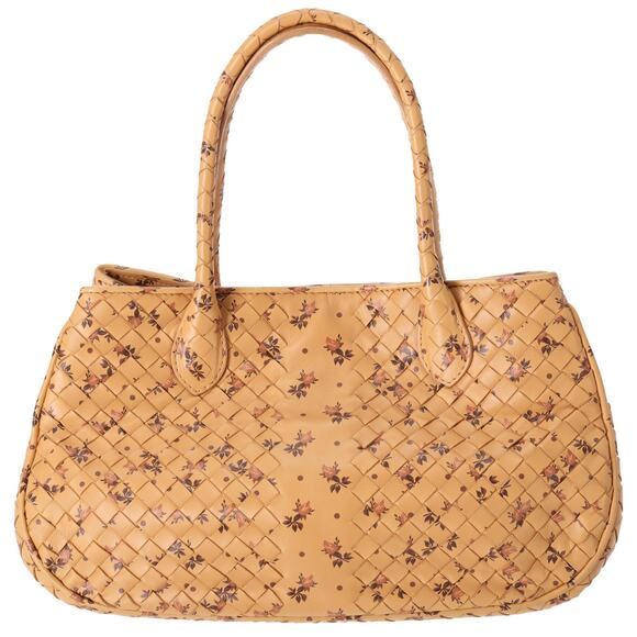 BOTTEGA VENETA Intrecciato Tote Bag 212735 Yellow Flowers - Picture 1 of 8